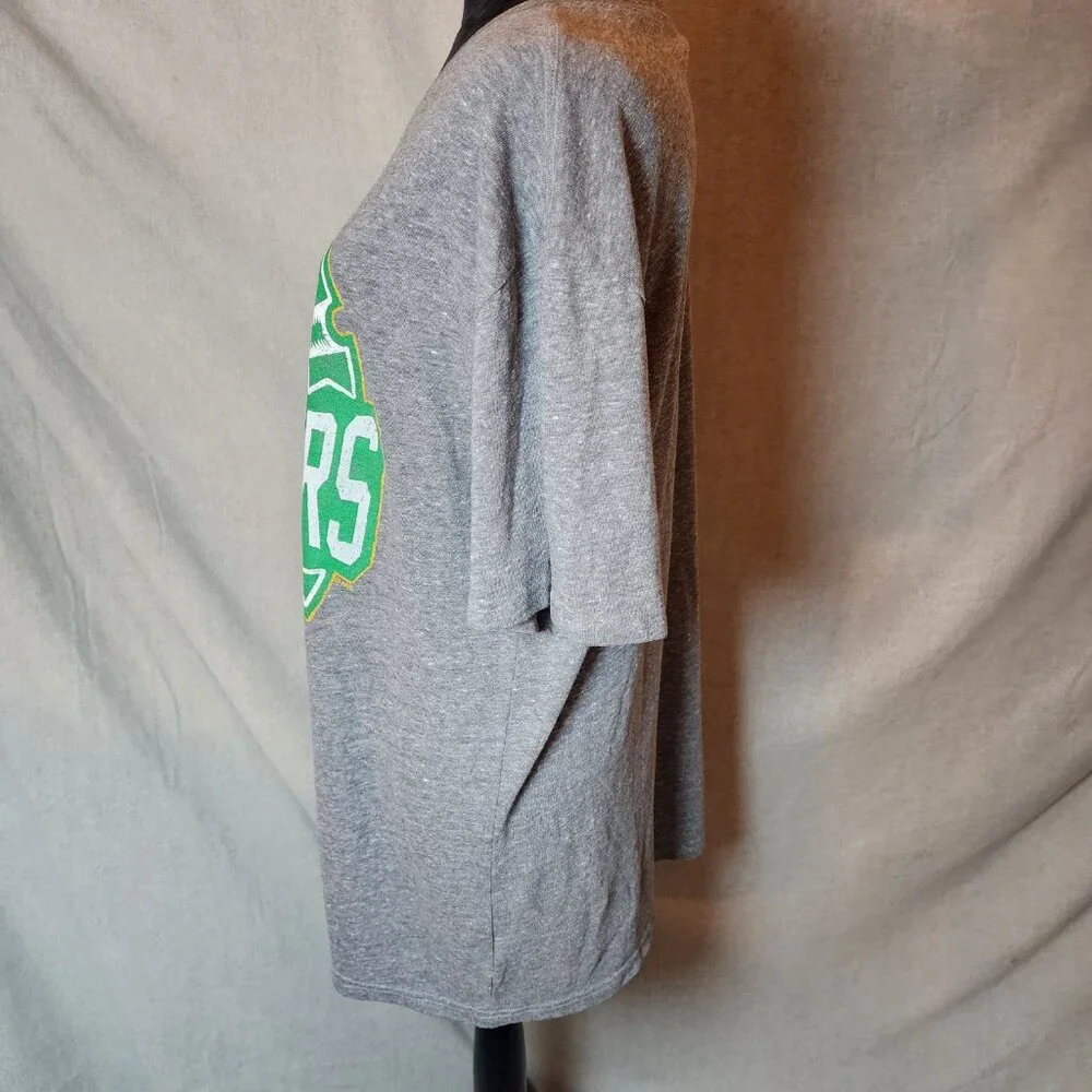 Men's Heather Gray Minnesota North Stars Vintage CCM Reebok T-Shirt XL